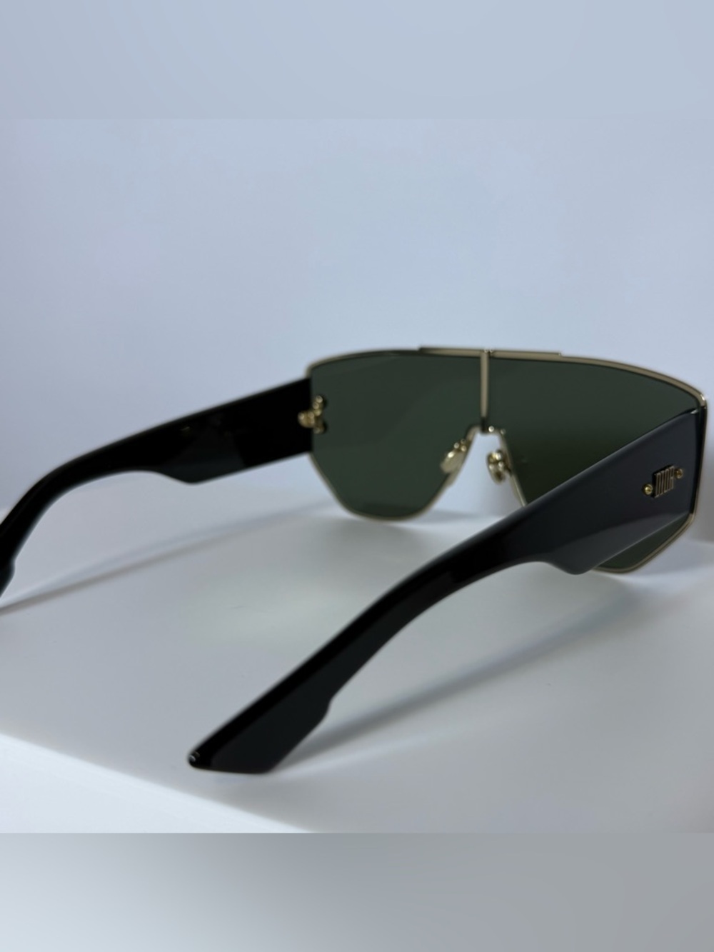 Dior Oversized Shield Sunglasses in Black Tint - Picture 3 of 6